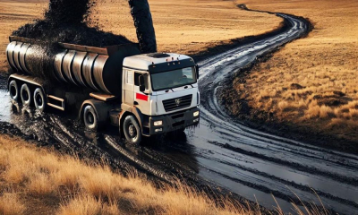 Не довёз до полигона: водитель грузовика избавился от шламовых отходов в степях Кызылкоги