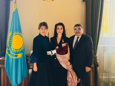 Оперная певица Мария Мудряк удостоена государственной награды Казахстана