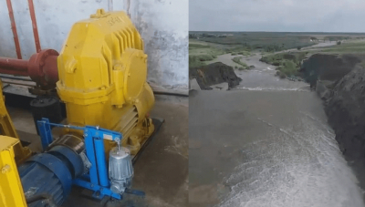 Испытания затворов проводят на Селетинском гидроузле в Акмолинской области