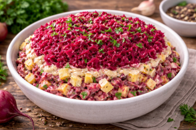 Свекольный салат из 3 ингредиентов &mdash; на второй день еще вкуснее. Свеклу теперь беру чаще: простой и полезный рецепт