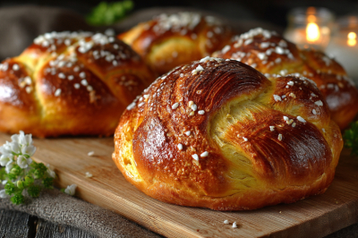 Греческие пасхальные булочки-косы цуреки: мягче пуха, ароматнее, чем в детстве, &mdash; рецепт из солнечной Эллады