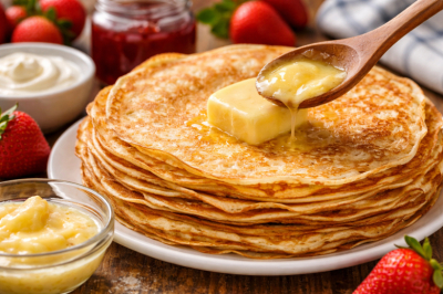 2 ложки в тесто &mdash; и блины становятся тающими. Простой рецепт, который получается всегда