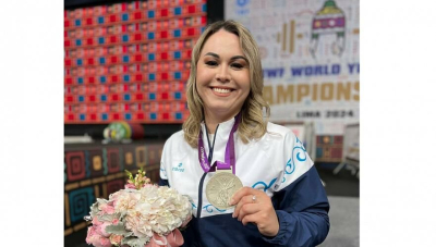 Казахстанская тяжелоатлетка Анна Нурмухамбетова получила «серебро» Олимпиады-2012