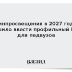 Минпросвещения в 2027 году решило ввести профильный ЕГЭ для педвузов