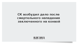 СК возбудил дело после смертельного нападения заключенного на конвой