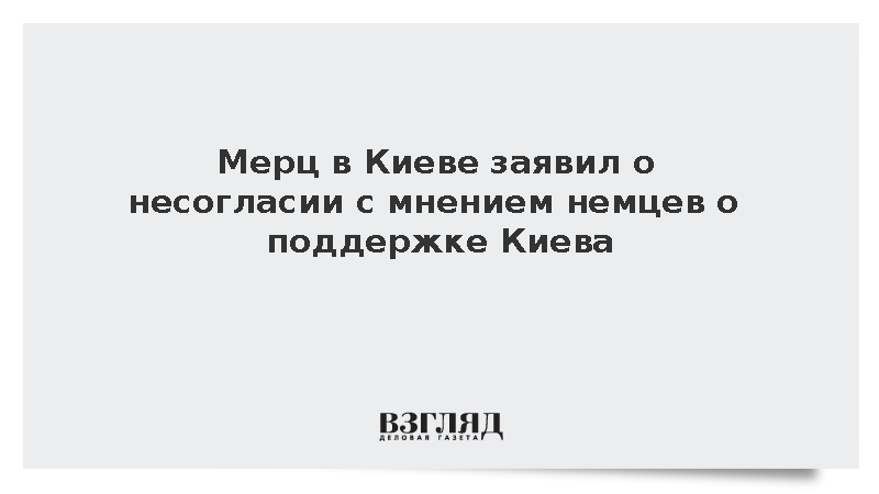 Мерц в Киеве заявил о несогласии с мнением немцев о поддержке Киева