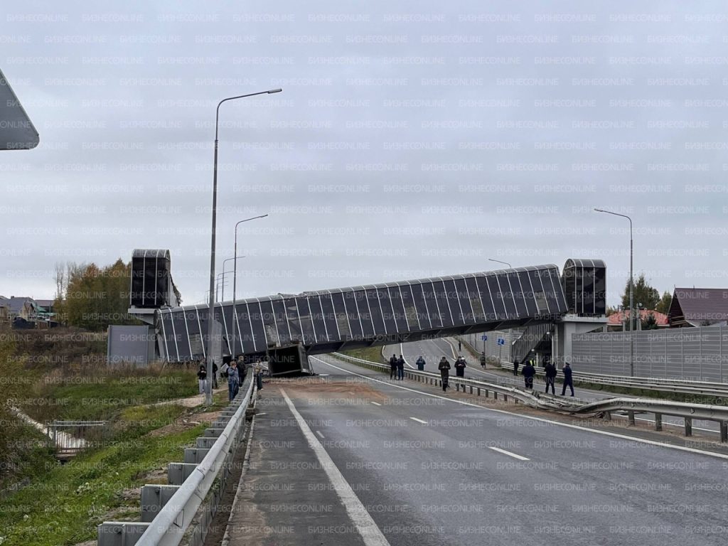 В Пестречинском районе открыли дорогу после обрушения надземного перехода
