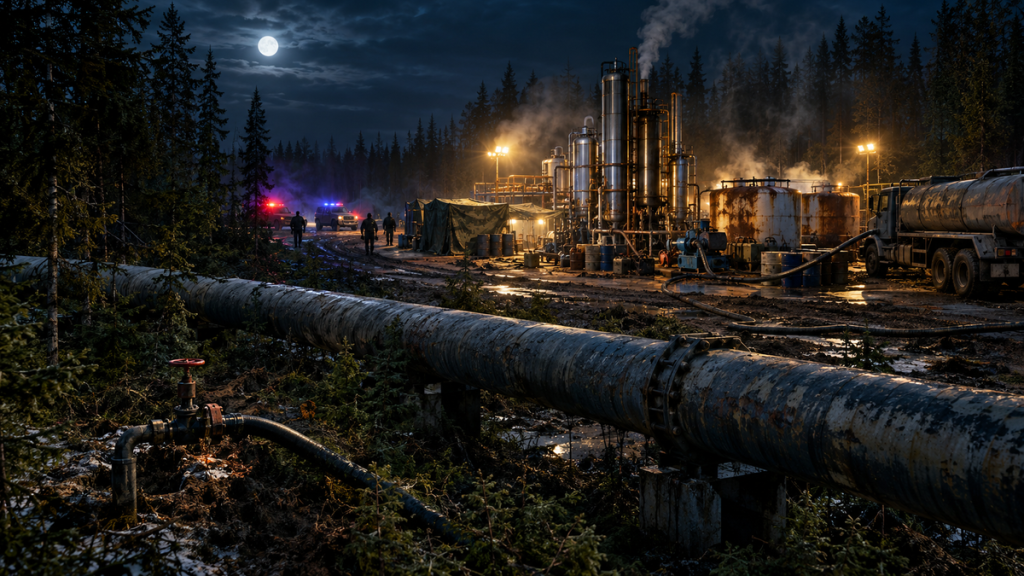 Воровство нефти и ее переработка стали трендом