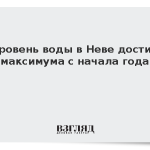 Уровень воды в Неве достиг максимума с начала года