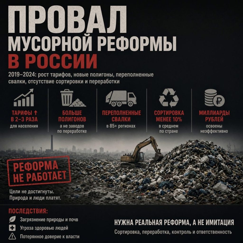 «Где заводы? Где деньги?»: как мусорная реформа обернулась серией уголовных дел