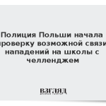 Полиция Польши начала проверку возможной связи нападений на школы с челленджем