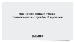 Назначен новый глава таможенной службы Киргизии