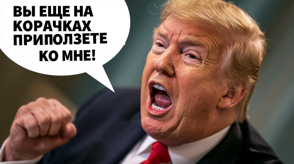 Украинцы хлопнули по Трампу дверью