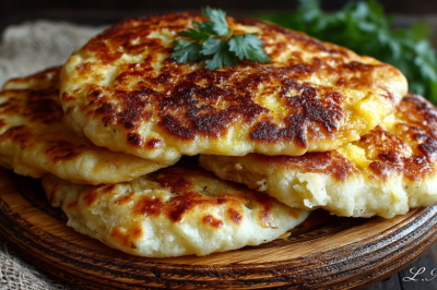 Лепешки «Любимые» на кефире: 3 ингредиента — и вкусная выпечка к чаю готова